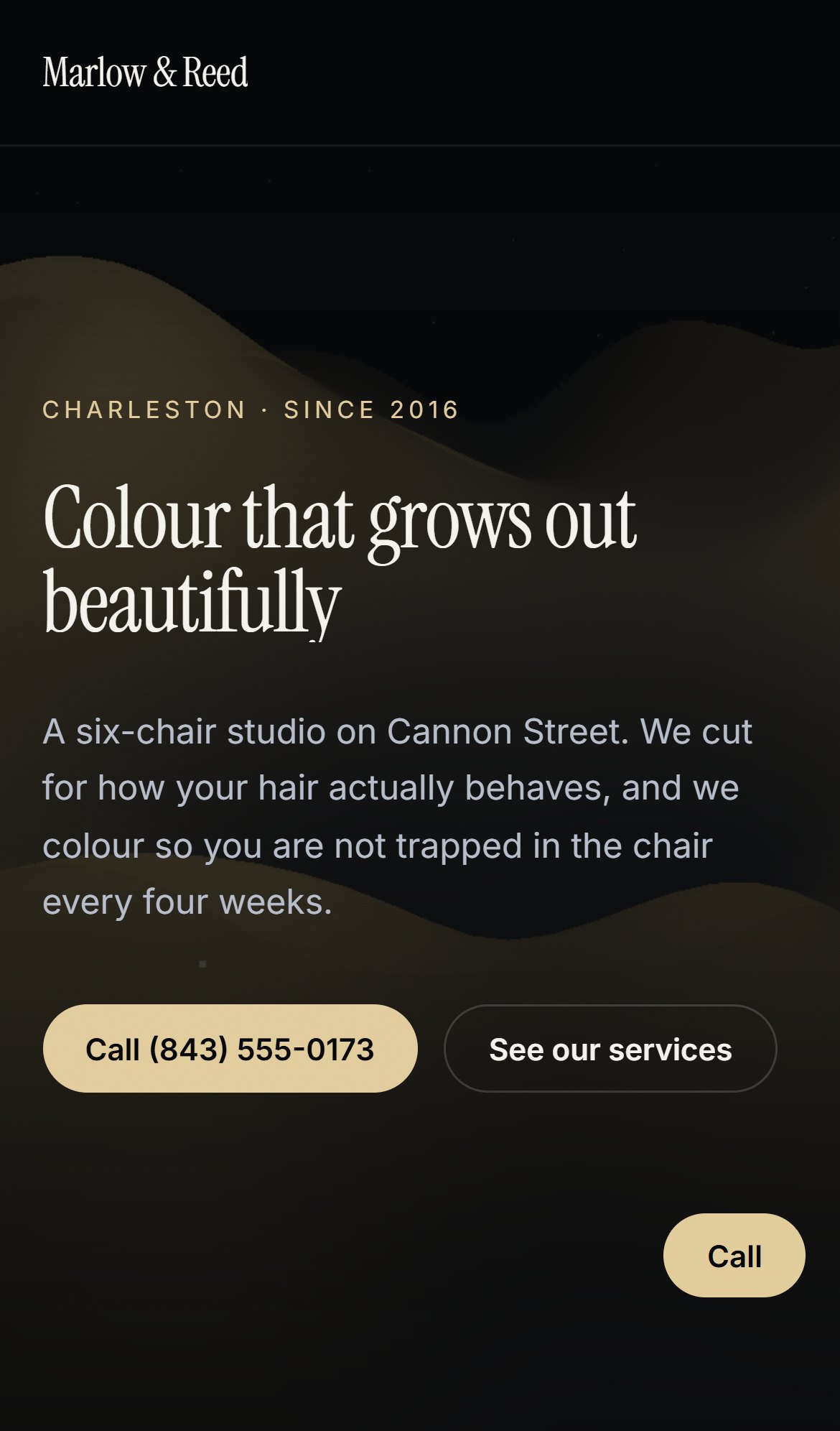 Marlow & Reed interactive website