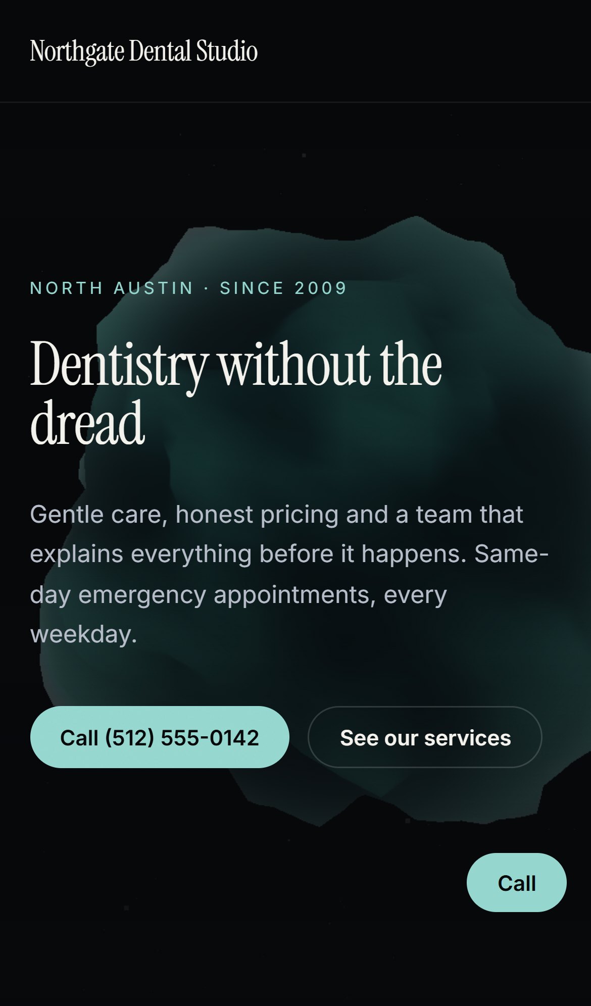 Northgate Dental interactive website